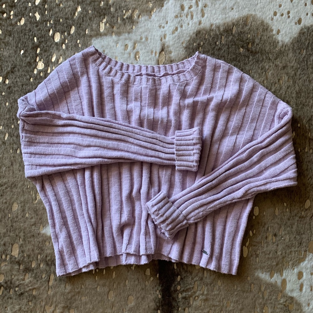 Hollister cropped sweater
